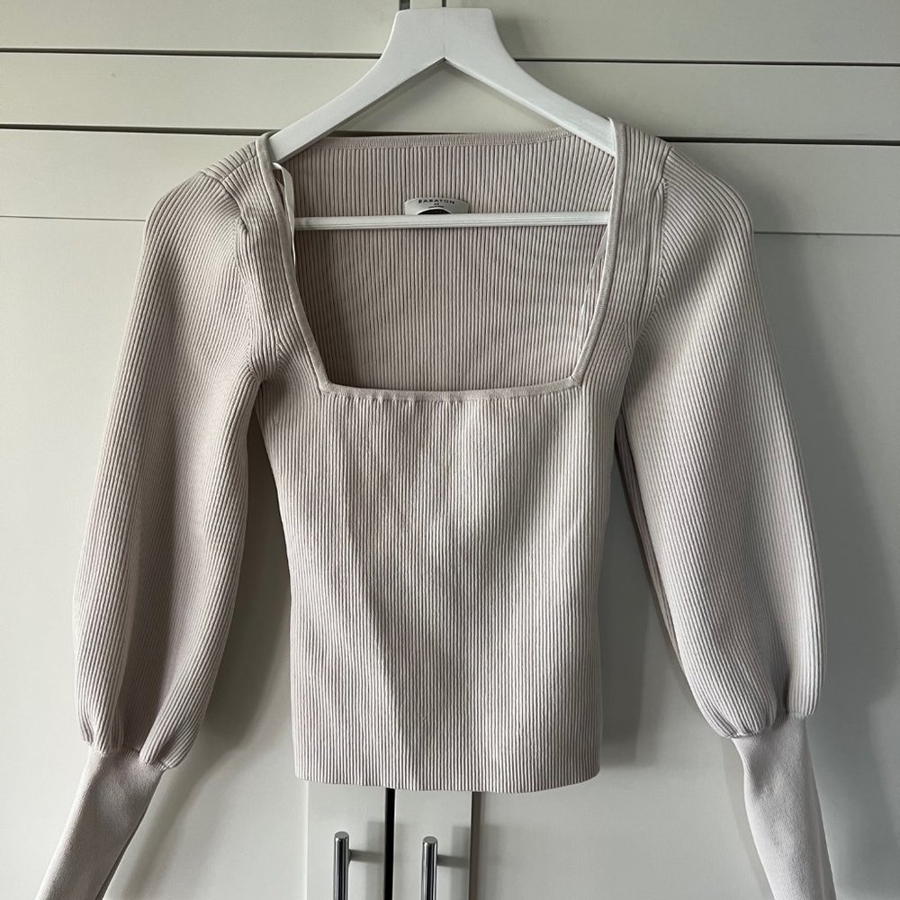 Aritzia Square Neck Blouse NWOT
